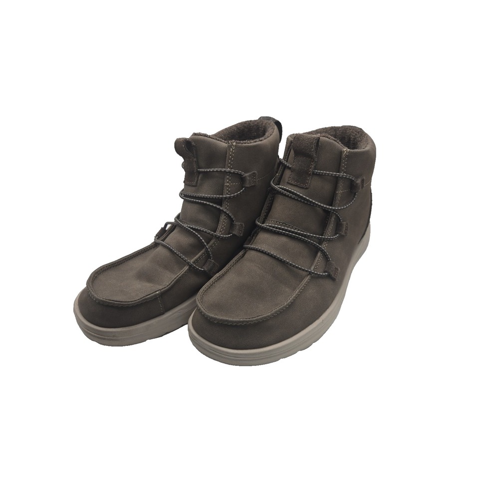 Hey Dude Eloise Recycled Leather Boots - Brown Taupe Women's Size 7